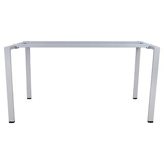 Rama stołu w kształcie litery P,  szary RAL 9006,  1380x675mm