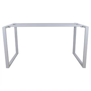 Rama stołu w kształcie litery O,  szary RAL 9006,  1380x675mm