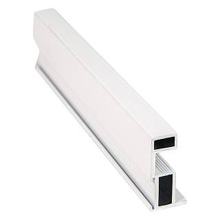 Profil pionowy otwarty Compact F (Flat) Biały