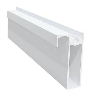 Profil górny poziomy Compact Biały