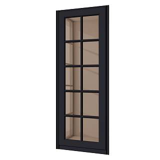 Drzwi STARKE Cantal model 2 wypełnienie MDF,  brązowe lustro z fazetą 20 mm