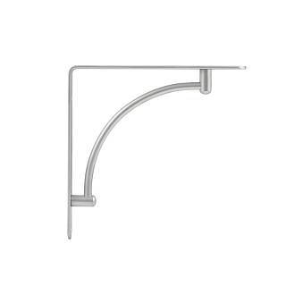 Podpórka do półki metal 222x222 wklęsły,  max 20 kg,  aluminium