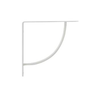 Podpórka do półki metal 222x222 wypukły,  max 20 kg,  biały