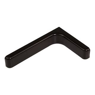 Wspornik z osłoną plastikową 119x77, 5 (120 mm),  max 7 kg,  ciemnobrązowy