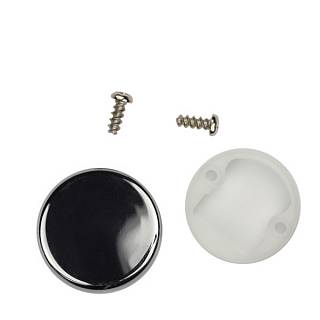 Końcówka pętli do szkła,  chrom,  1006473,  Hettich