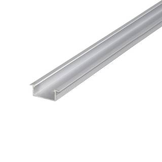 Profil do taśmy LED,  WPUSZCZANY,  L=2m,  aluminium,  srebro anodowane