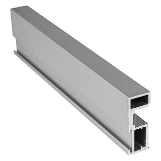 Profil pionowy otwarty Compact F (Flat) srebrny