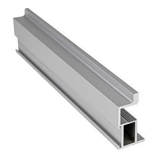 Profil pionowy otwarty Compact L (Linia) srebrny