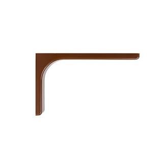 Wspornik z osłoną plastikową 119x77, 5 (120 mm),  max 7 kg,  jasnobrązowy