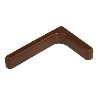 Wspornik z osłoną plastikową 183x114 (180 mm),  max 9 kg,  jasnobrązowy