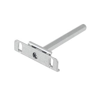 Podpórka do półek Titan 1,  grubość półki 24mm,  regulacja boczna (1001167) Hettich