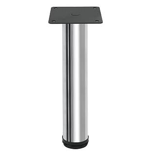 Nóżka meblowa regulowana,  Ø 50 mm,  h=200-215 mm,  max 80 kg,  chrom