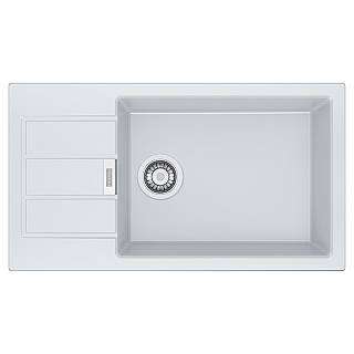 Zlewozmywak wbudowywany Tectonite® Sirius S2D Slim 611-78 XL Biały Polarny Franke 143.0618.649