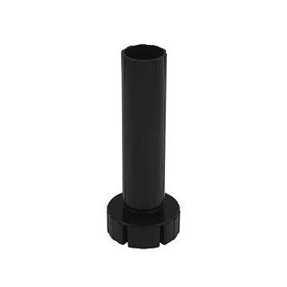 Dolna część nogi kuchennej rozbieralnej H = 120 mm,  czarna,  Scilm