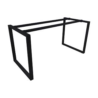 Rama stołu w kształcie litery O,  czarny RAL 9005,  1200x600mm
