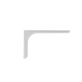 Wspornik z osłoną plastikową 119x77, 5 (120 mm),  max 7 kg,  biały