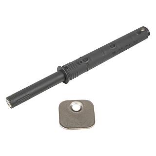 Mechanizm P2O Magnet,  antracyt,  wbudowany,  długi tłoczek (9089632) Hettich