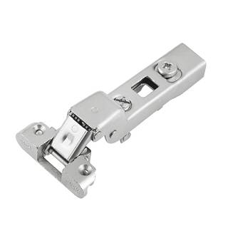 Zawias Clip-on,  95°,  Intermat 9936,  półnakładany,  do profilu aluminiowego,  niklowy (9155234) Hettich