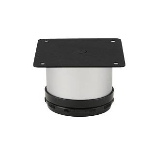 Nóżka meblowa regulowana,  Ø 50 mm,  h=50-65 mm,  max 80 kg,  aluminium