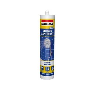 Silikon sanitarny Przezroczysty,  Soudal,  280ml