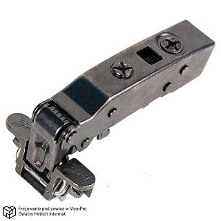 Zawias Sensys 8638i 95 czarny obsydian do aluminiowego profilu,  nakładany,  ,  z cichym domykiem (9091744) Нettich