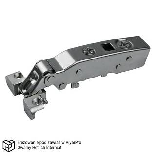 Zawias Sensys 8638i,  nakladany,  do aluminiowego profilu, z cichym domykiem,  9071421,  Нettich